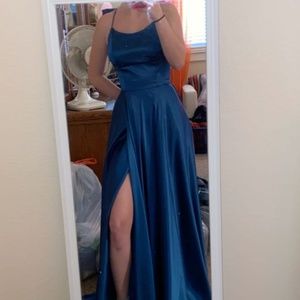 Blue formal dress